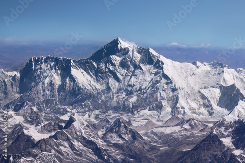 Fototapeta lód szczyt góra panorama samolot