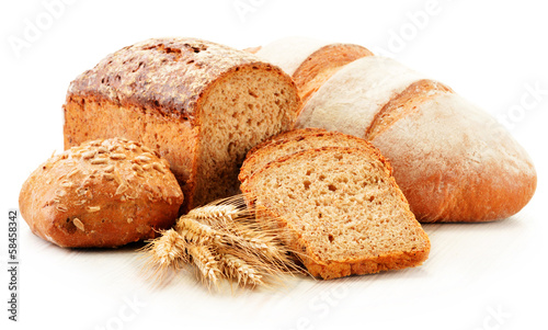Plakat ziarno świeży zdrowy mąka