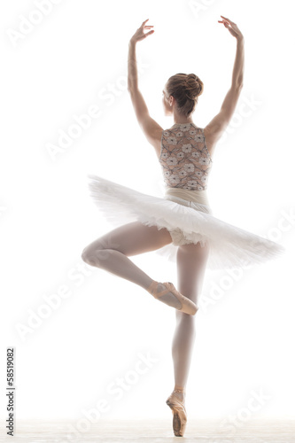 Obraz na płótnie taniec baletnica dziewczynka ćwiczenie