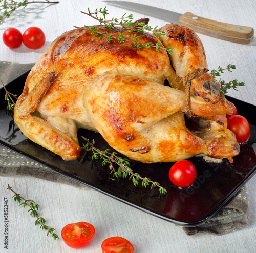 Obraz na płótnie zdrowy kurczak turcja warzywo