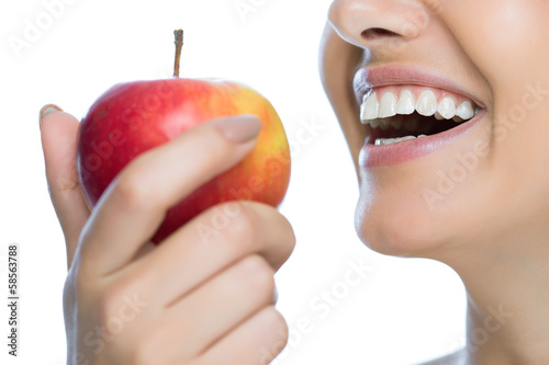 Fotoroleta zdrowy usta witamina