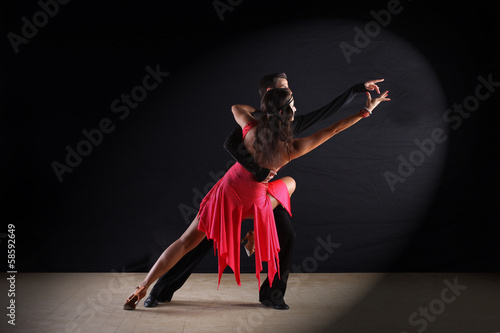 Fotoroleta tancerz para piękny zdrowie kobieta