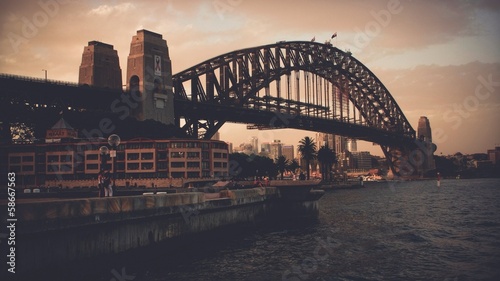 Fototapeta most australia sydney zachody 