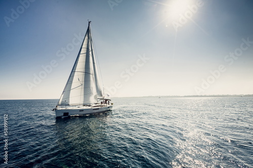 Fototapeta włochy lato sport wyścig statek