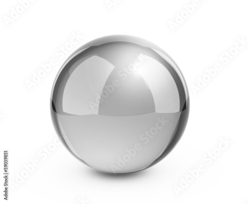 Naklejka glob 3D piłka