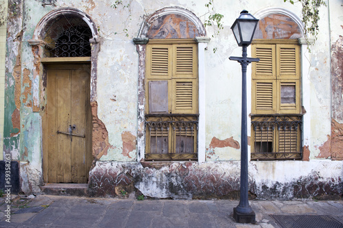 Fotoroleta stary ulica brazylia ameryka południowa architektura