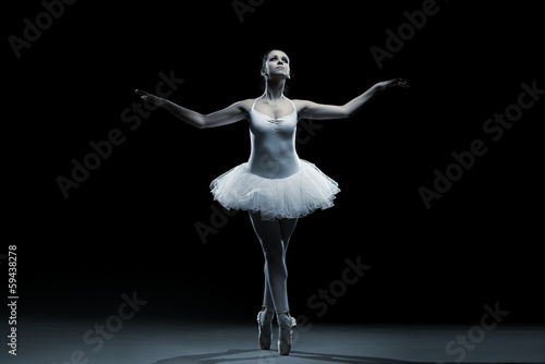 Fotoroleta baletnica moda ruch fitness