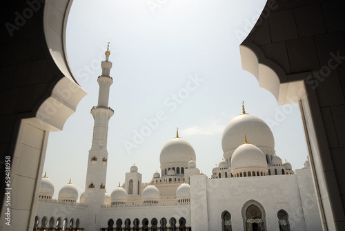 Naklejka wschód meczet architektura arabski azja