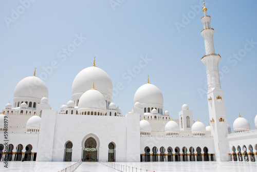 Obraz na płótnie azja architektura arabski meczet