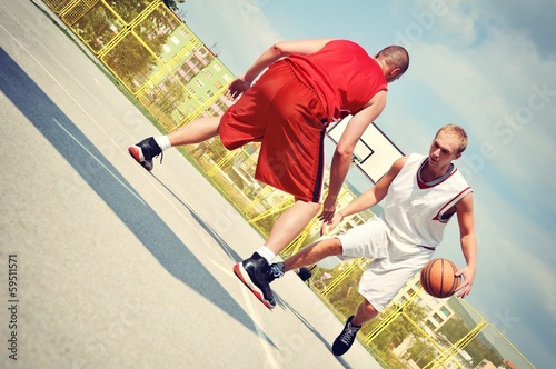 Fototapeta lekkoatletka koszykówka sport zdrowy