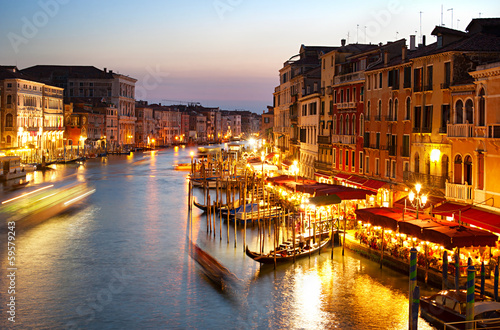 Obraz na płótnie Wieczór w Wenecji