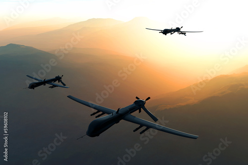 Fototapeta samolot wojskowy armia 3D wartownik