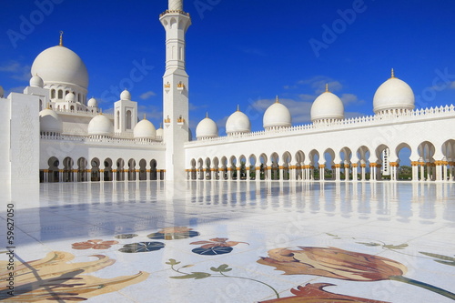 Fotoroleta pałac meczet arabski abu dhabi
