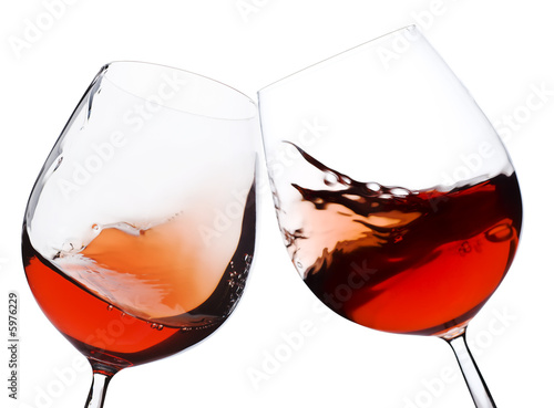 Obraz na płótnie Dwie lampki wina