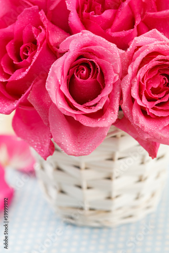 Naklejka miłość rosa kwiat
