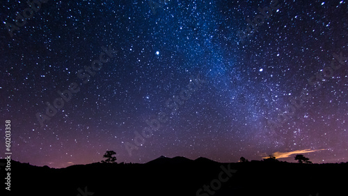 Fotoroleta Nocne niebo nad Teneryfą