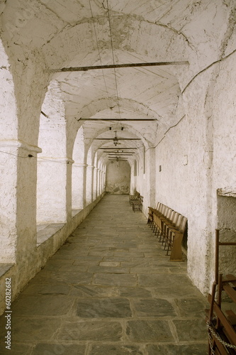 Fototapeta architektura korytarz kolumna sanktuarium kościół