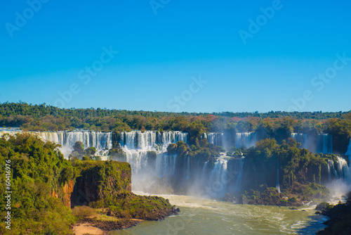 Fotoroleta egzotyczny wodospad brazylia woda pejzaż