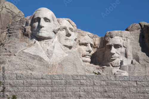 Fototapeta ameryka niebo rzeżba prezydent biały