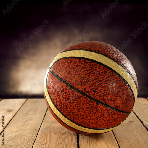 Plakat stary sport vintage piłka koszykówka