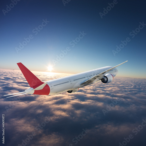 Obraz na płótnie silnik samolot słońce transport maszyna