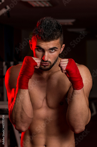Plakat boks sztuki walki siłownia sporty ekstremalne
