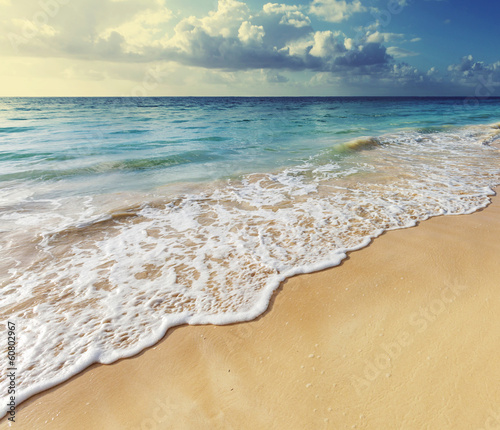Obraz na płótnie plaża morze zatoka niebo