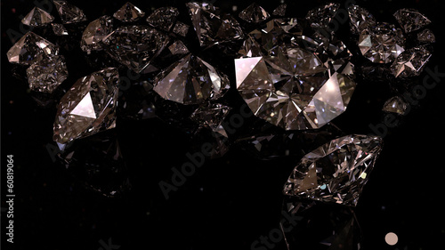 Naklejka połysk wartość kryształ dużo