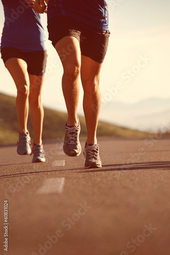 Fotoroleta fitness jogging ludzie natura kobieta