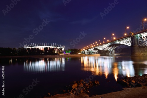 Fototapeta wisła most sport niebo