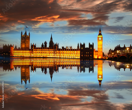 Fotoroleta narodowy londyn tamiza anglia wieża
