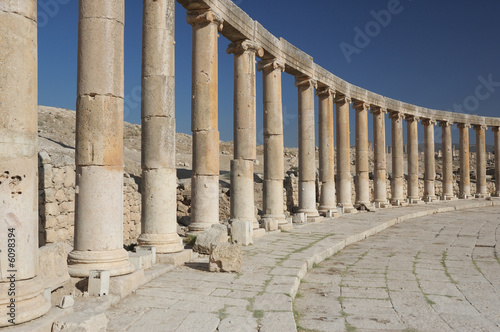Obraz na płótnie wschód kolumna niebo rzymski