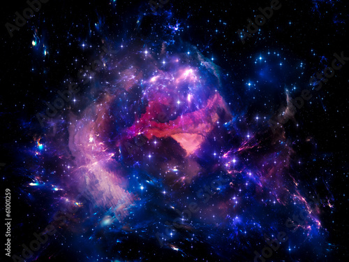 Obraz na płótnie galaktyka wzór noc