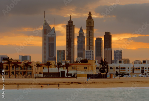 Fototapeta wieża świat arabian widok zatoka
