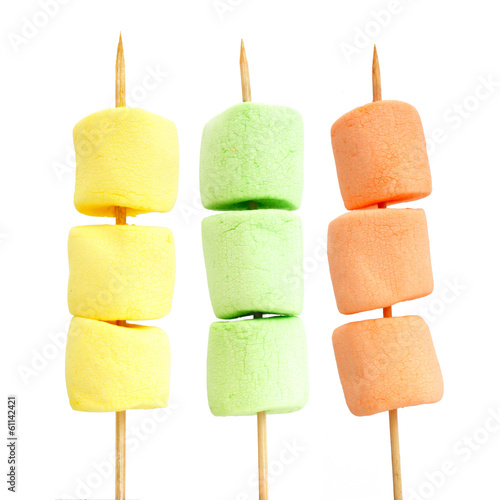 Fotoroleta marshmallow słodycze słodki cukier