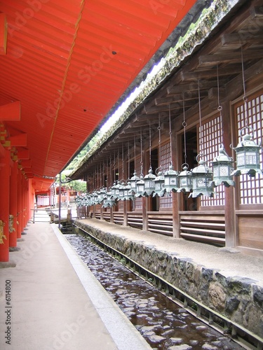 Naklejka japonia orientalne świątynia