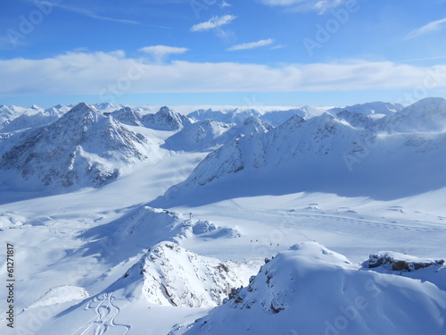 Fotoroleta alpy sport austria natura