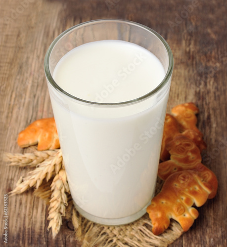 Fototapeta zdrowy pszenica napój jedzenie mleko
