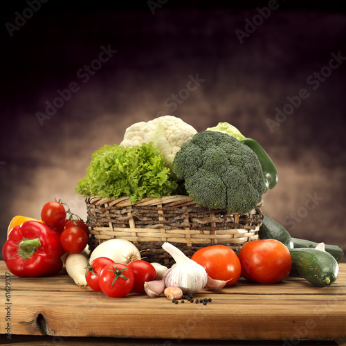 Fotoroleta ogród warzywo świeży rynek