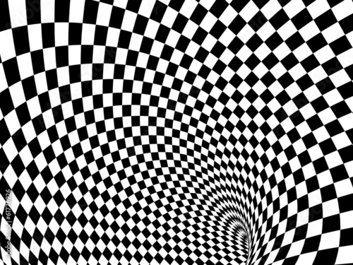 Fotoroleta spirala tunel wąż ruch