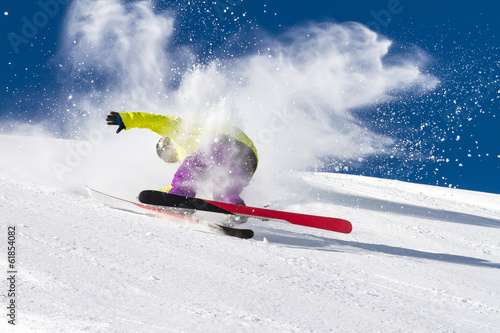 Obraz na płótnie lekkoatletka narciarz spokojny