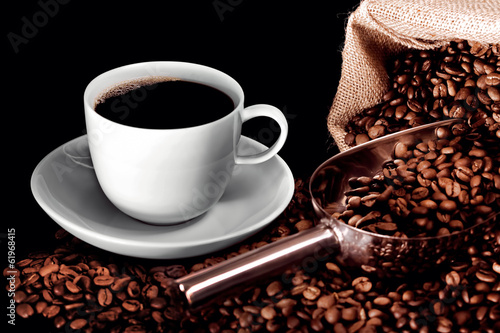 Obraz na płótnie świeży kawa expresso napój
