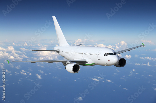 Fototapeta niebo odrzutowiec samolot lotnictwo przewóz