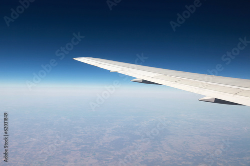 Obraz na płótnie lotnictwo samolot niebo odrzutowiec skrzydło