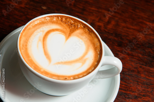 Obraz na płótnie wzór kawa cappucino