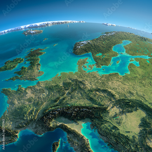 Obraz na płótnie rosja słowenia świat kontynent 3D