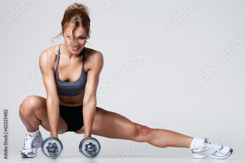 Obraz na płótnie sport lekkoatletka aerobik zdrowy fitness