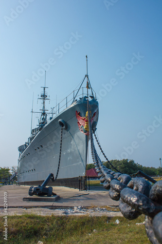 Obraz na płótnie niebo okręt wojenny armia