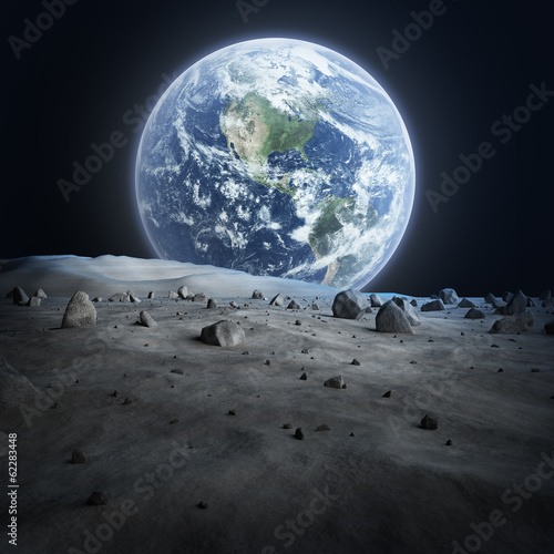 Obraz na płótnie gwiazda planeta astronauta wszechświat glob