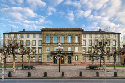 Naklejka europa architektura uczyć się edukacja niemiecki